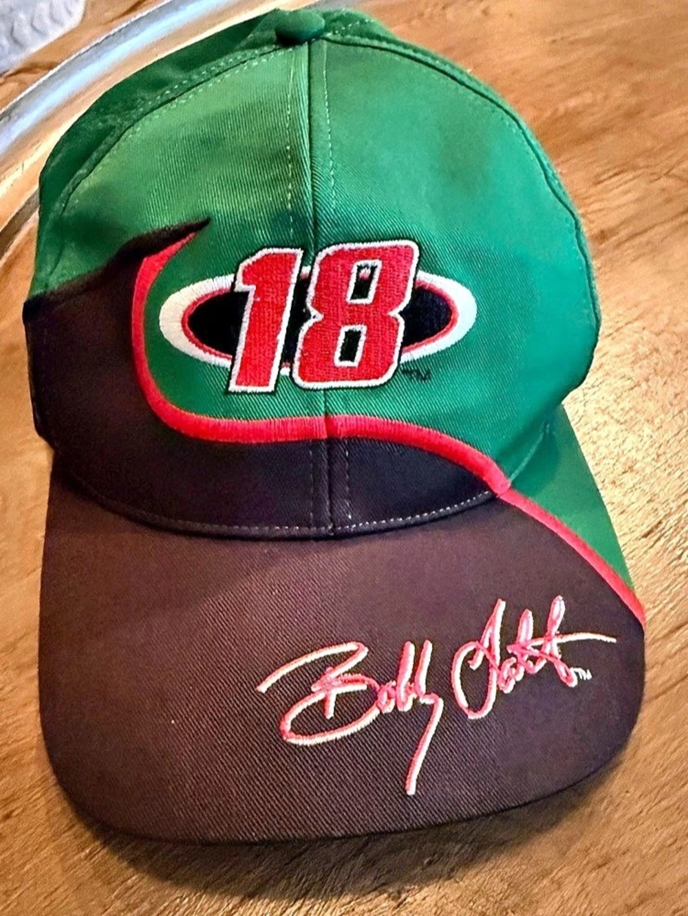 Vintage 90s Bobby Labonte #18 NASCAR Racing Snapback Hat